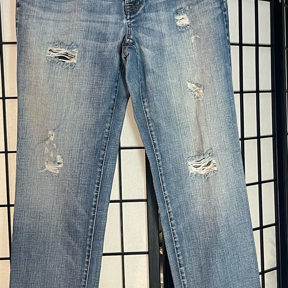 Distressed Blue Women's Jeans